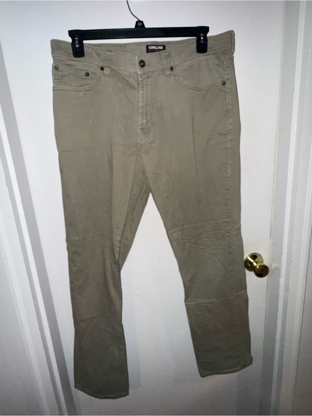 Kirkland Signature Men's Tan Chinos 36x32